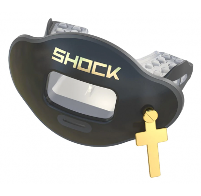 Shock Doctor Max Air Flow 3D Jewels Gold Cross - Forelle American Sports Equipment