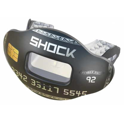 Shock Doctor Max Air Flow Chrome Print Black Card - Forelle American Sports Equipment