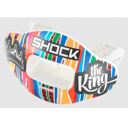 Shock Doctor Max Air Flow Lip Guard Multi Print The King - Forelle American Sports Equipment
