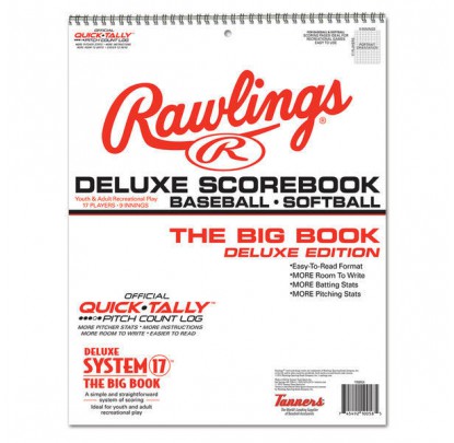 Rawlings Deluxe System-17 Baseball Scorebook (17SBDLX) - Forelle American Sports Equipment