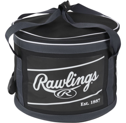 Rawlings RSSBB-3DZ Soft Sided Ball Bag Black/White - Forelle American Sports Equipment