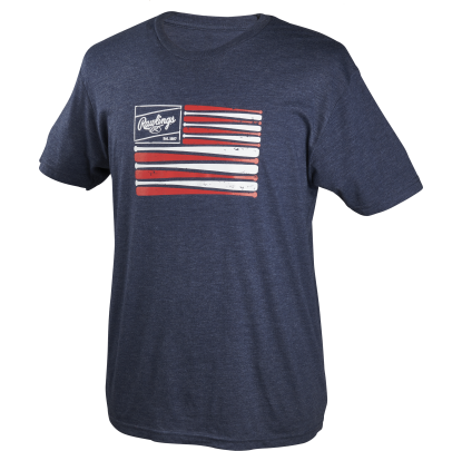 Rawlings FLM3 Bat Flag T-Shirt - Forelle American Sports Equipment