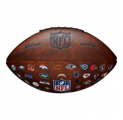 Wilson NFL Junior Throwback Football 32 Team Logo - Forelle American Sports Equipment